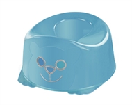 reer Kindertöpfchen „Der Pott“ in Blau mit ergonomischer Sitzfläche und Spritzschutz